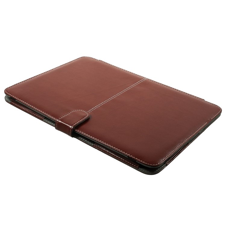 Crazy Horse Leather Protective Shell for MacBook Air 13.3 inch - Brown-3
