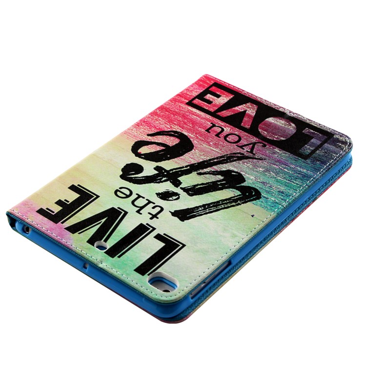 Quote Live the Life You Love Leather Case for iPad Mini / Mini 2 / Mini 3 w/ Stand-7