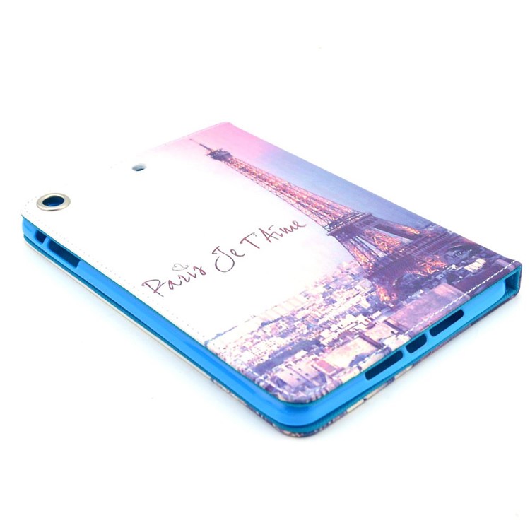 Paris Eiffel Tower Leather Cover for iPad Mini / Mini 2 / Mini 3 w/ Stand-4