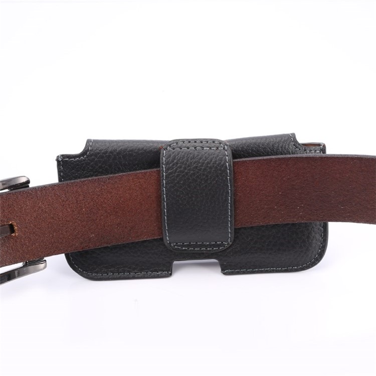 Lychee Texture Universal Waistband Holster for iPhone 8 Plus / Samsung Galaxy S9 /S9+ Etc, Size: 17.5 x 9 x 1.6cm-5