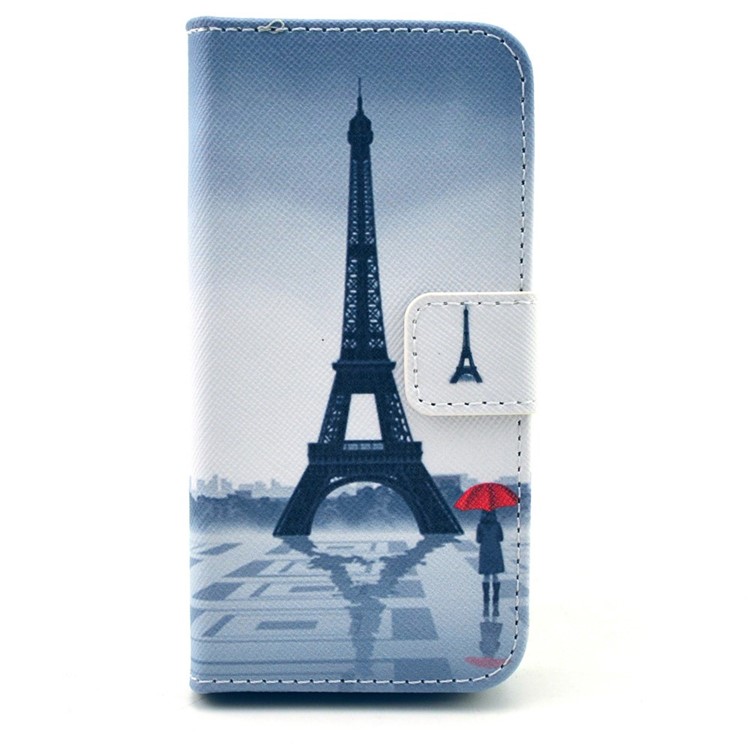 Eiffel Tower Wallet Leather Stand Case Cover for iPhone SE 5s 5-1