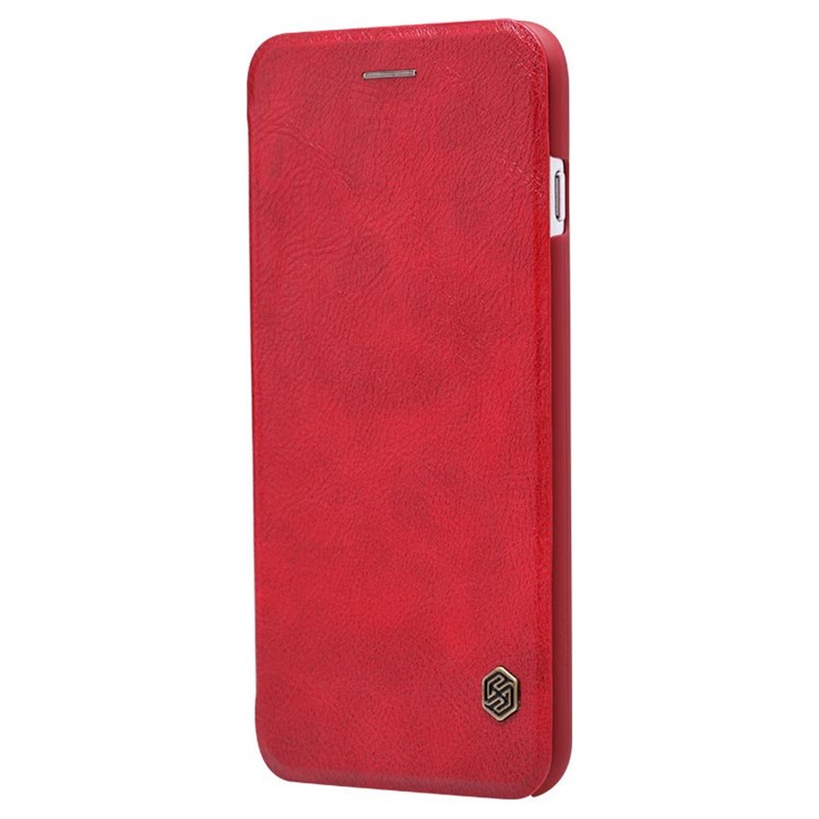 NILLKIN Qin Series Leather Card Holder Case for iPhone 6s / 6 4.7-inch - Red-3