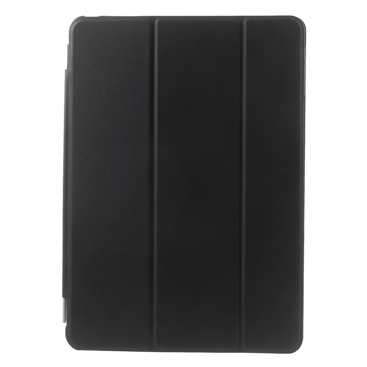 Tri-fold PU Leather Smart Cover and Companion PC Back Case for iPad Air - Black-2