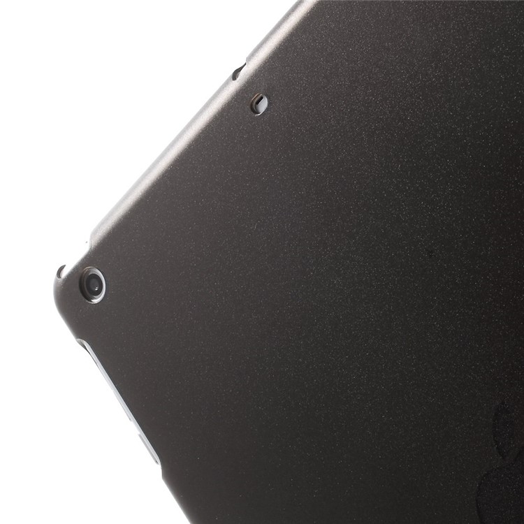 Tri-fold PU Leather Smart Cover and Companion PC Back Case for iPad Air - Black-9