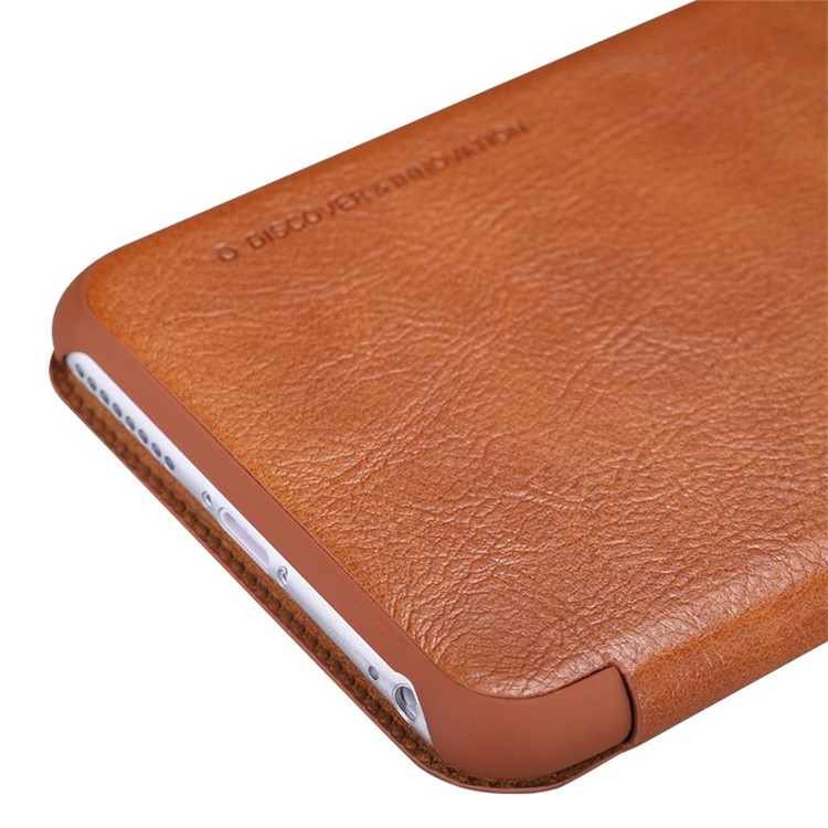 NILLKIN Qin Series Folio Leather Case Card Holder for iPhone 6 Plus / 6s Plus - Brown-5