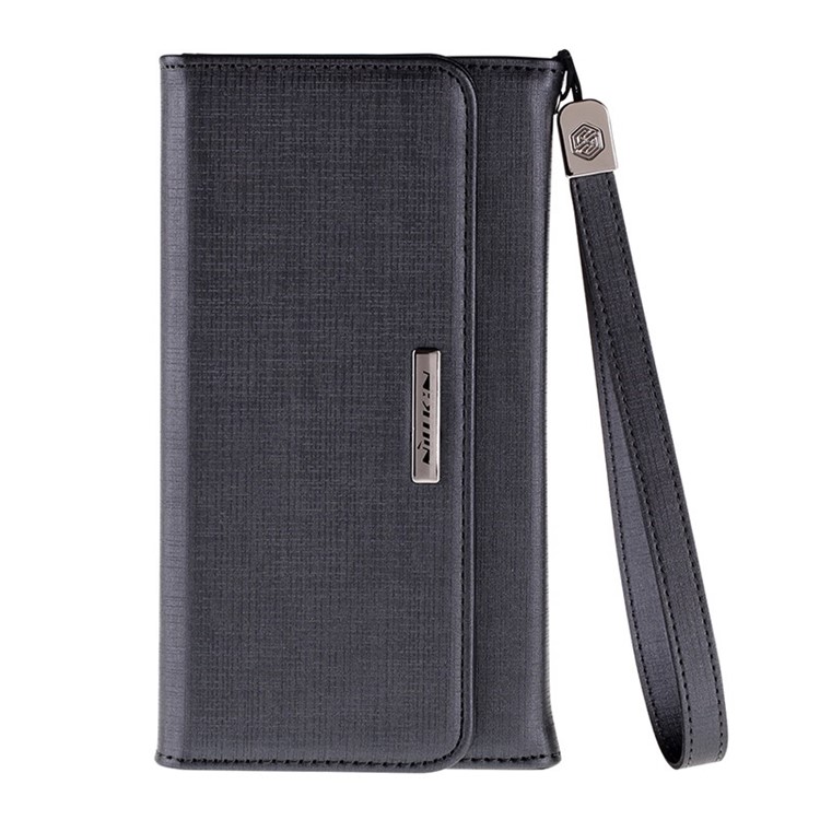 NILLKIN Bazaar Series Leather Case Purse for iPhone 6 Plus / 6s Plus 5.5 Inch - Black-1