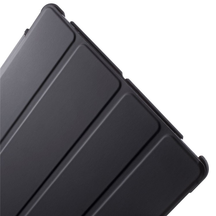 Four-fold Smart Leather Stand Case for iPad 2 3 4 - Black-8