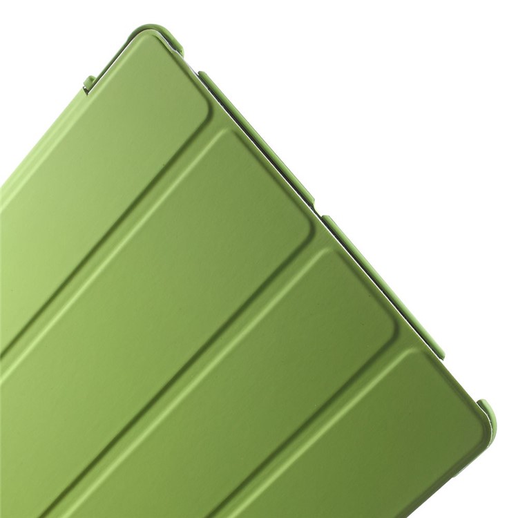 Four-fold Smart Leather Stand Case for iPad 2 3 4 - Green-8