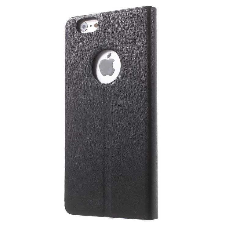 X-FITTED Walk of Fame Series Flip Leather Case for iPhone 6 / 6s- Black-2