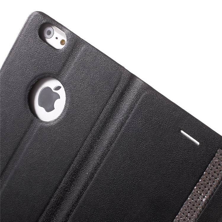 X-FITTED Walk of Fame Series Flip Leather Case for iPhone 6 / 6s- Black-6