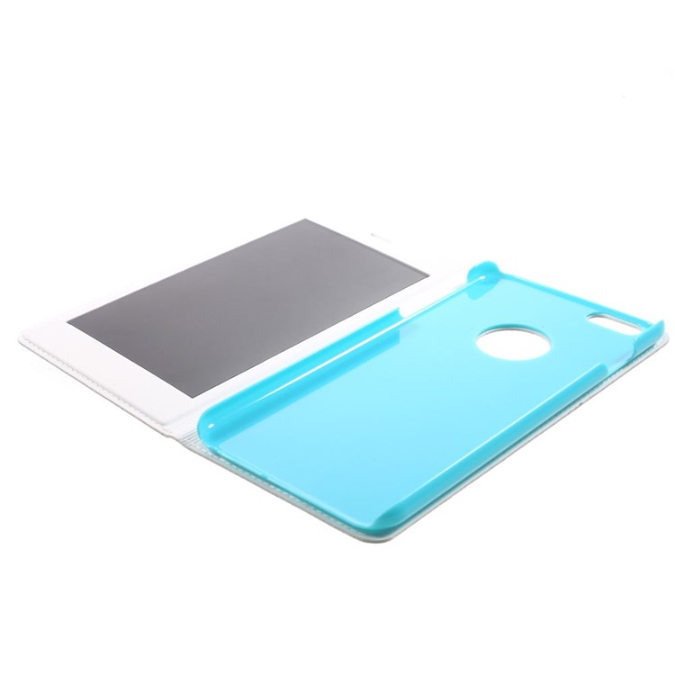 X-FITTED Anti-peep Privacy Full Touchable Window Leather Flip Case for iPhone 6 Plus / 6s Plus with Stand - White-10