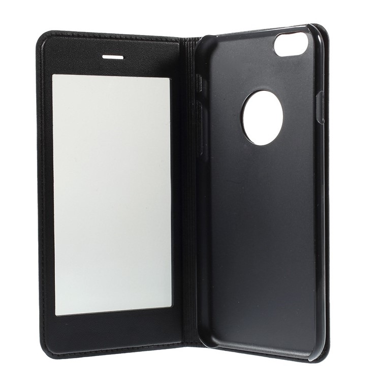 X-FITTED Leather Case for iPhone 6 / 6s 4.7-inch with Anti-peep Privacy Full Touchable Window - Black-10