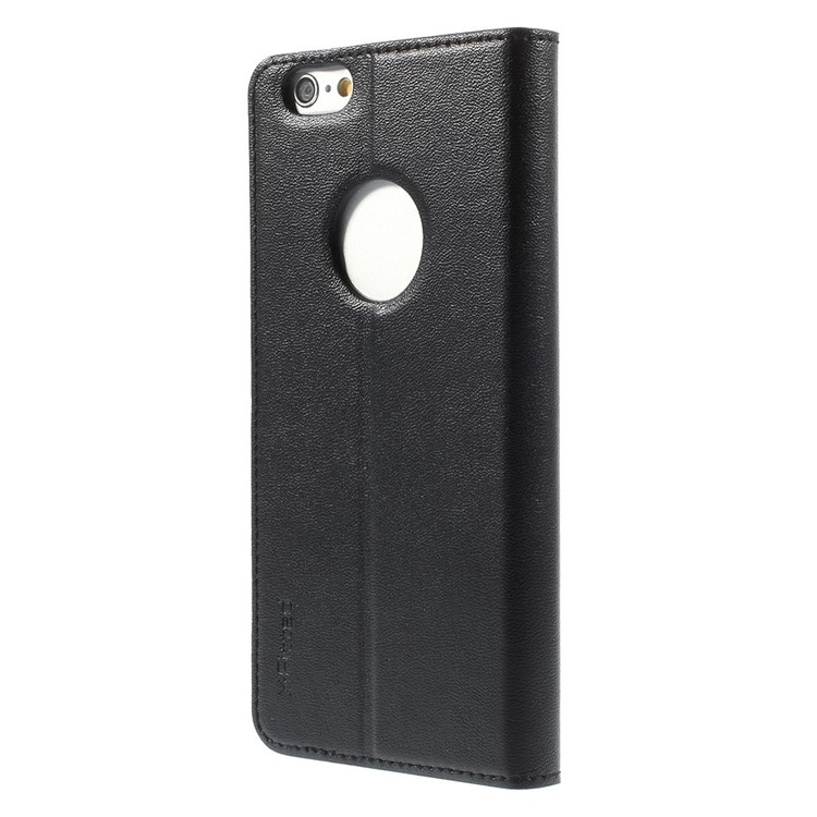 X-FITTED Leather Case for iPhone 6 / 6s 4.7-inch with Anti-peep Privacy Full Touchable Window - Black-2