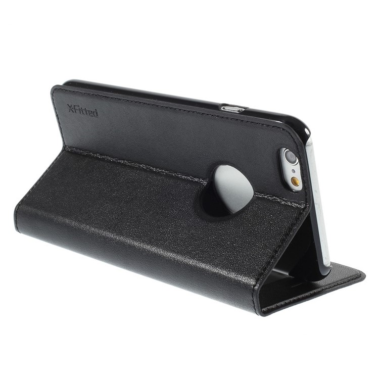 X-FITTED Leather Case for iPhone 6 / 6s 4.7-inch with Anti-peep Privacy Full Touchable Window - Black-5