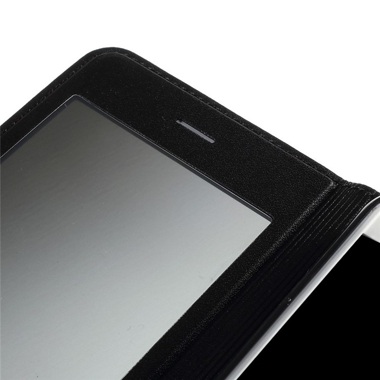 X-FITTED Leather Case for iPhone 6 / 6s 4.7-inch with Anti-peep Privacy Full Touchable Window - Black-9