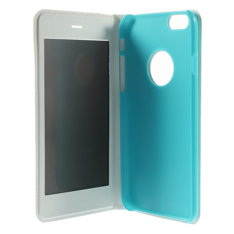 X-FITTED Anti-peep Privacy Full Touchable Window Leather Stand Case for iPhone 6 / 6s 4.7-inch - White-10