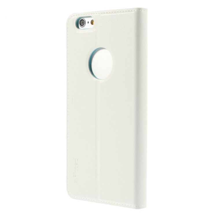 X-FITTED Anti-peep Privacy Full Touchable Window Leather Stand Case for iPhone 6 / 6s 4.7-inch - White-2