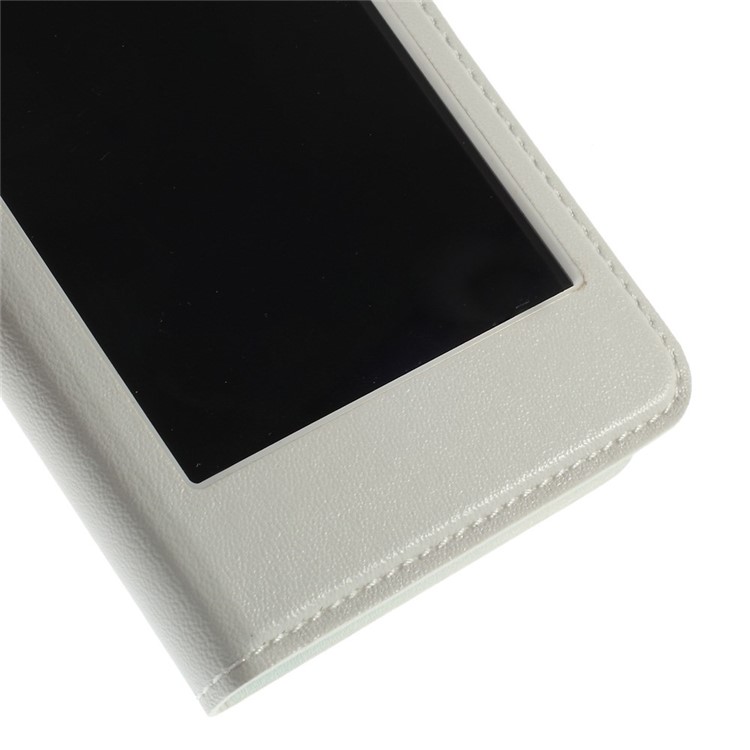 X-FITTED Anti-peep Privacy Full Touchable Window Leather Stand Case for iPhone 6 / 6s 4.7-inch - White-7