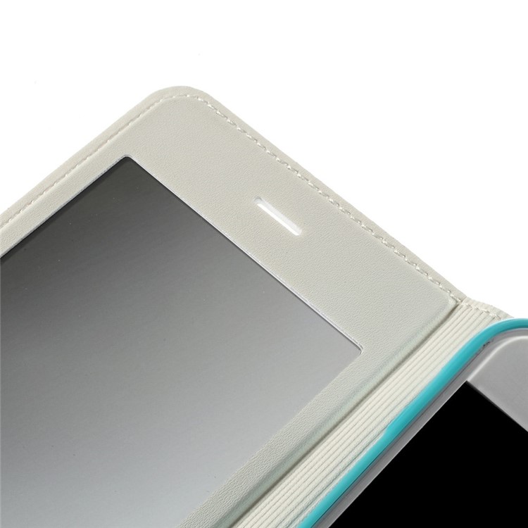 X-FITTED Anti-peep Privacy Full Touchable Window Leather Stand Case for iPhone 6 / 6s 4.7-inch - White-9