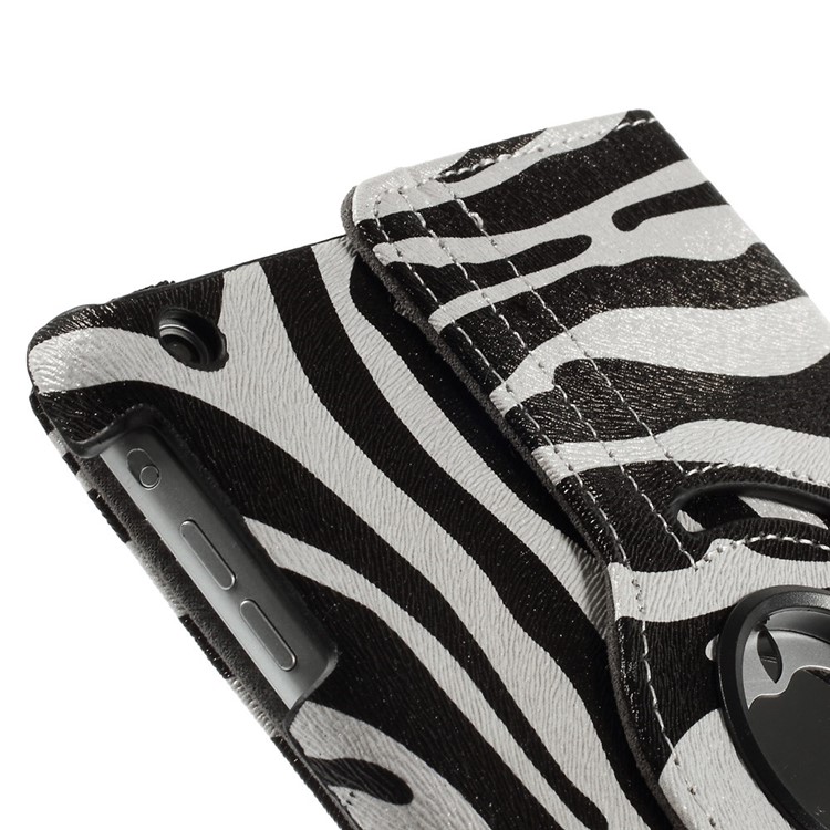 Smart Zebra-striped Leather Case for iPad Mini 1 2 3 with 360 Degree Rotary Stand-9