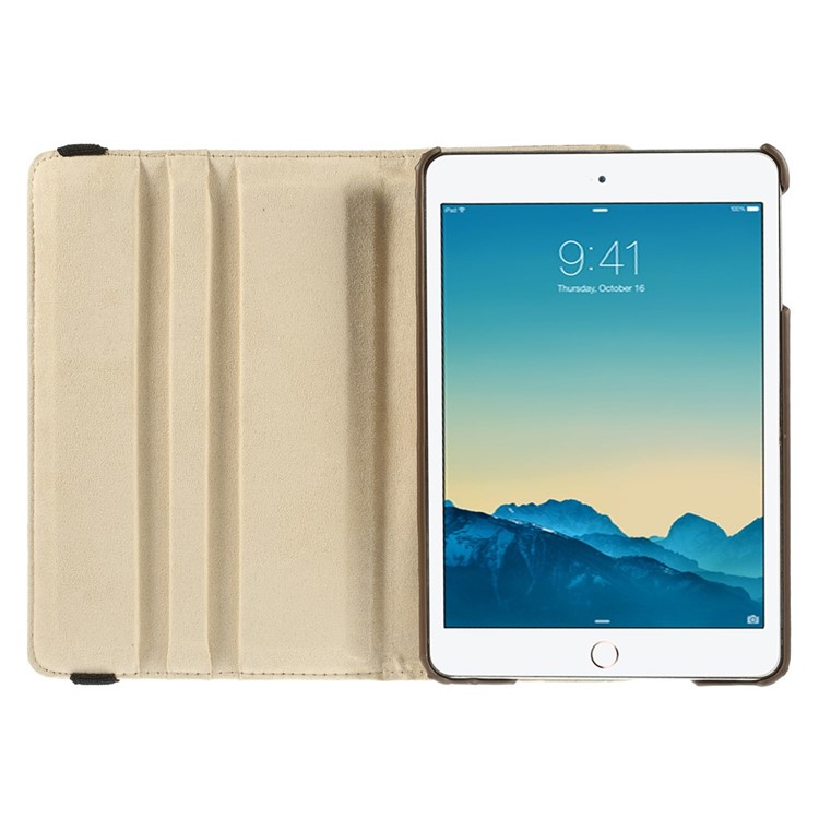 Brown Camouflage Smart Leather Cover for iPad Mini 1 2 3 with 360 Degree Rotary Stand-7