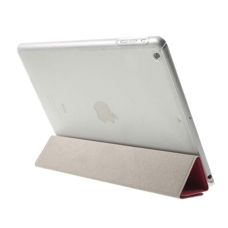 Origami Stand Flip Leather Cover for iPad Air - Rose-8