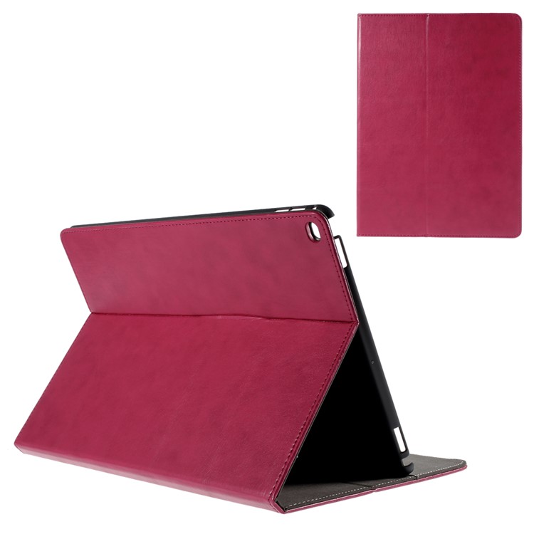 Leatherette Smart Case Cover with Stand for iPad Pro 12.9 - Rose-1