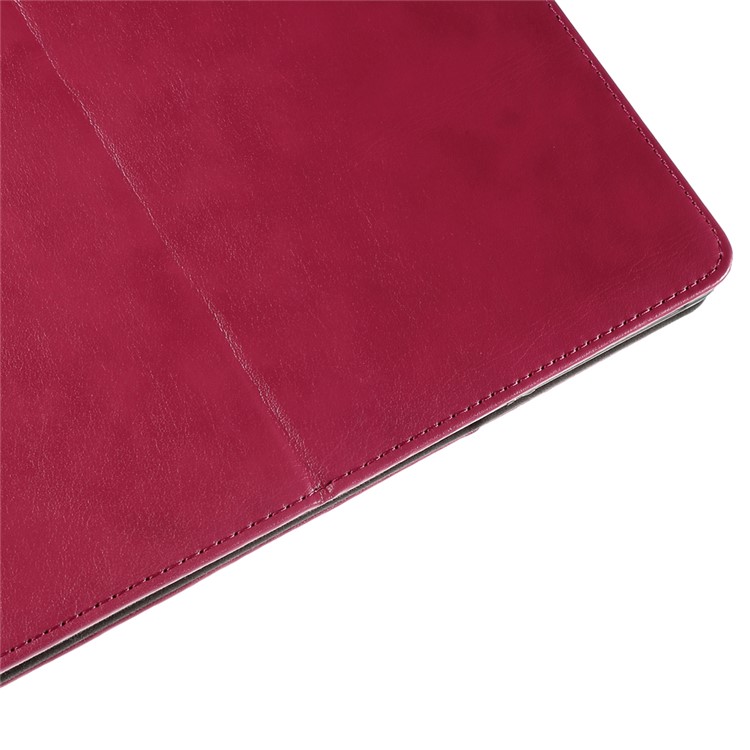 Leatherette Smart Case Cover with Stand for iPad Pro 12.9 - Rose-8