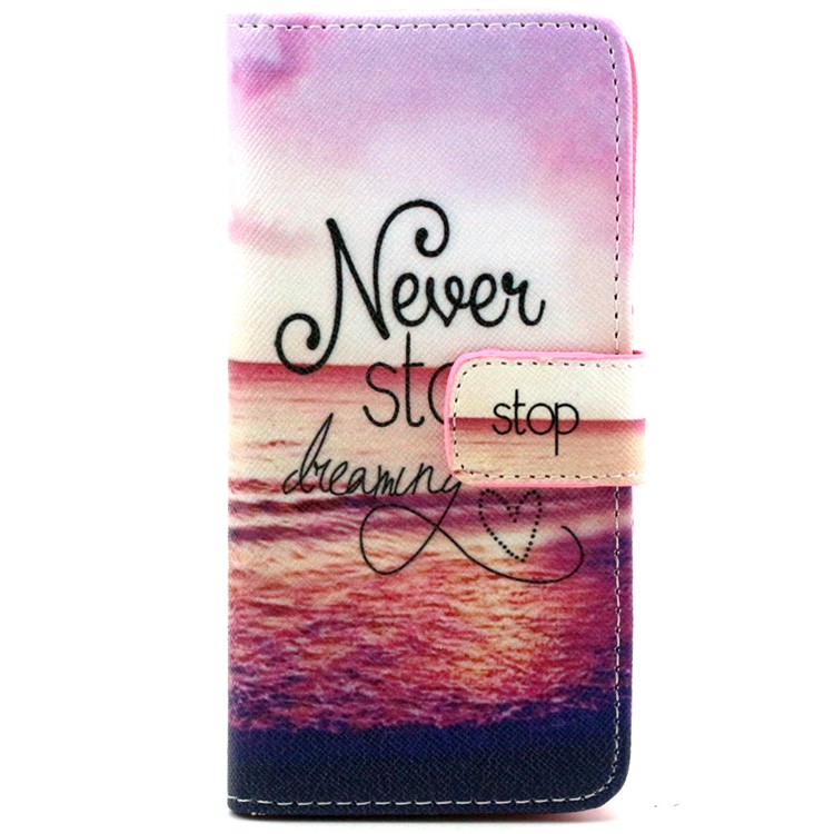 

Never Stop Dreaming Magnetic Leather Stand Case for iPhone 6s / 6
