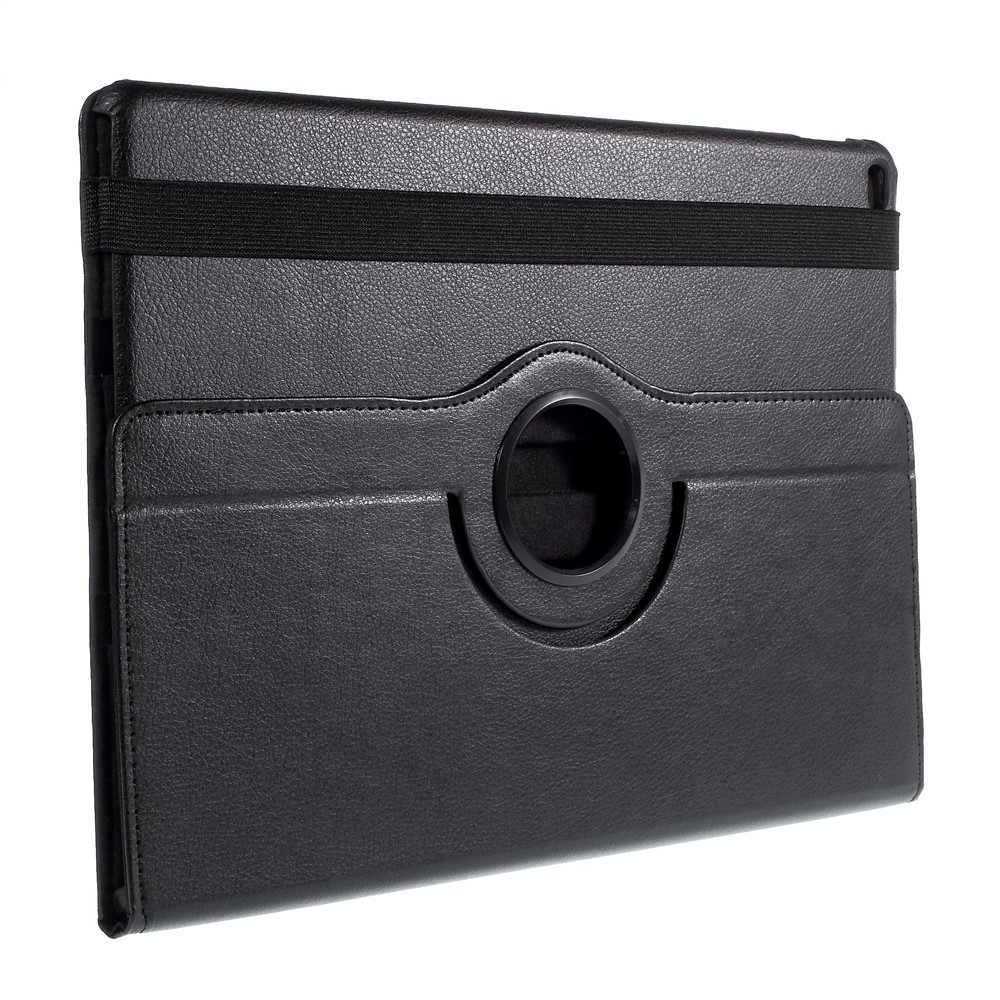 360 Rotation Smart Leather Tablet Case for iPad Pro 12.9 inch - Black-4