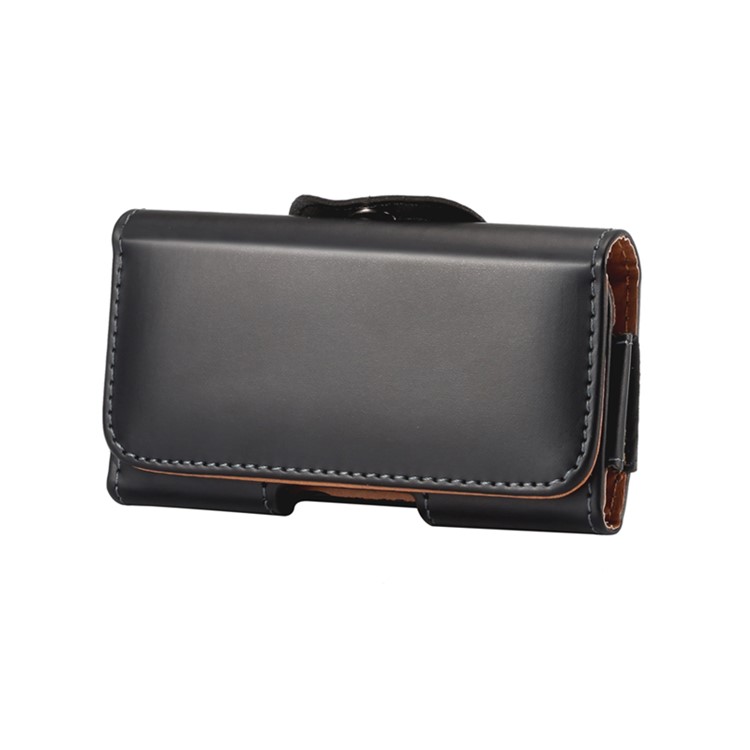 Universal Glossy Leather Case Holster for iPhone 4s with Belt Clip-1