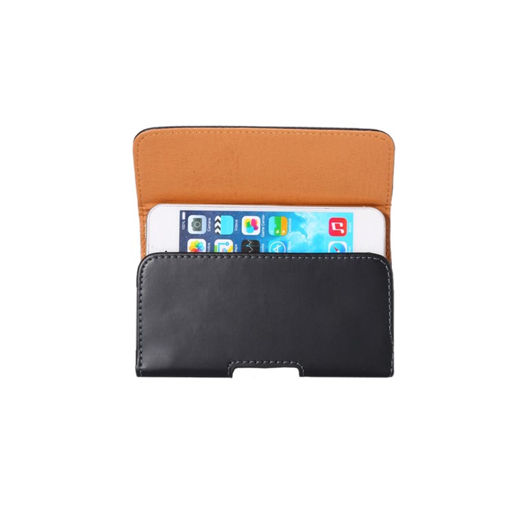 Universal Glossy Leather Case Holster for iPhone 4s with Belt Clip-3