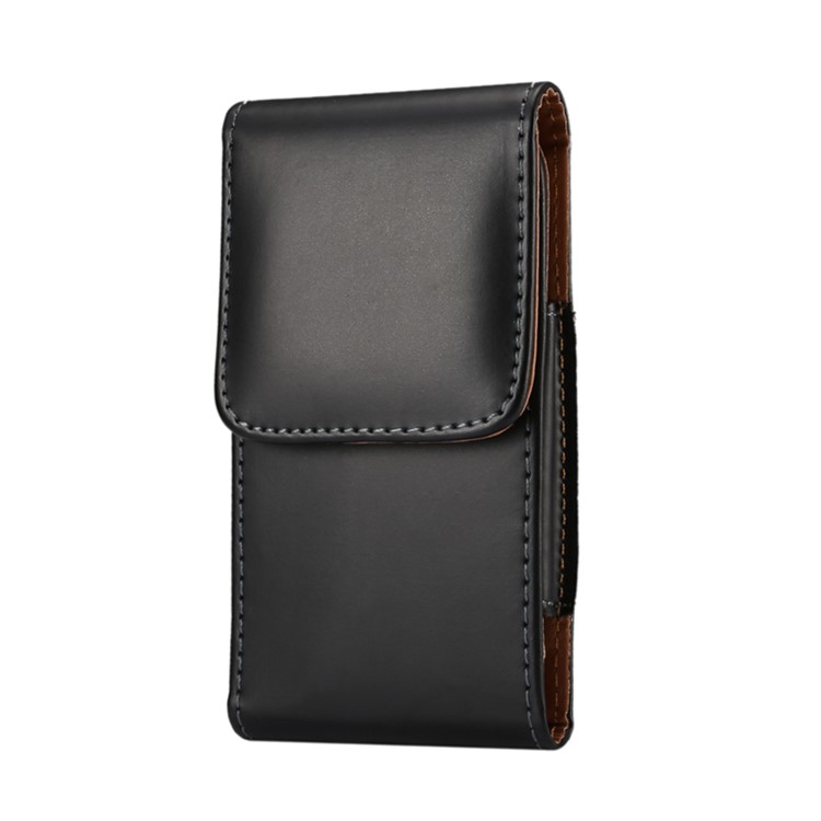 Smooth Leather Vertical Pouch Case Holster for iPhone SE 5s 5 5c-1