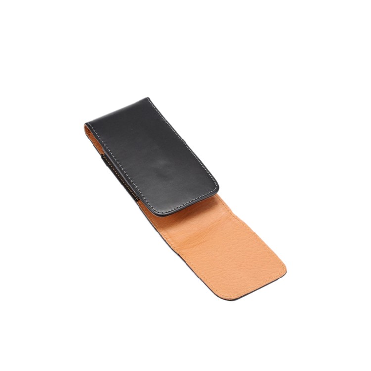 Smooth Leather Vertical Pouch Case Holster for iPhone SE 5s 5 5c-4