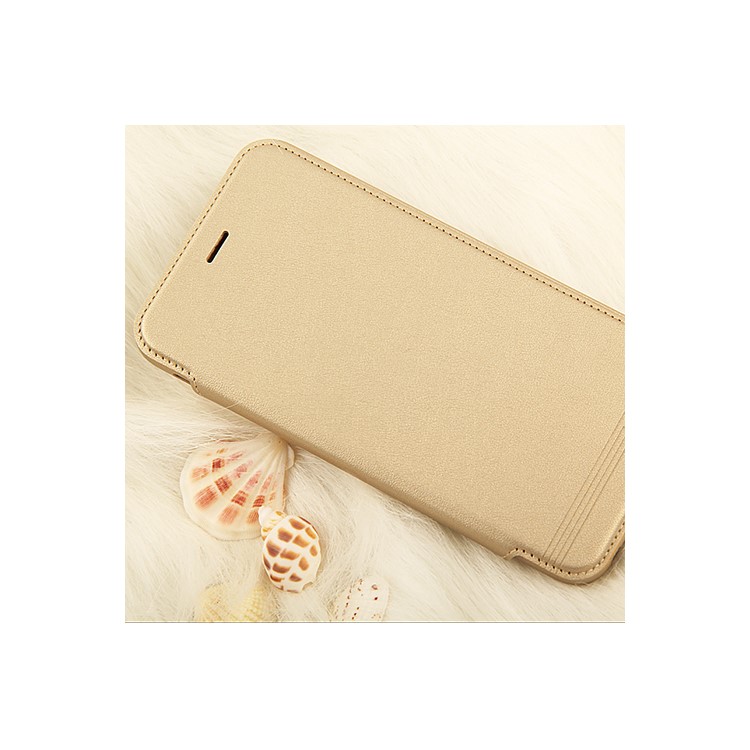 MOSHUO Leather Cover with Stand Card Slot for iPhone 6 4.7 - Gold-2