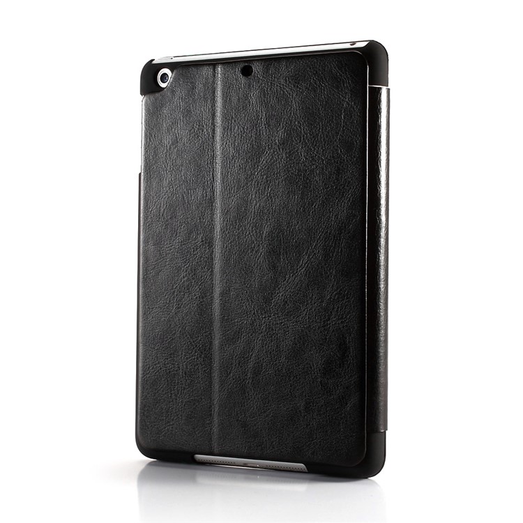 AMORUS Smart Awakening Leather Case for iPad mini 1/2/3 - Black-2