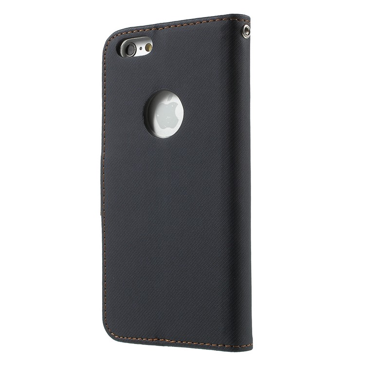 ROAR KOREA Twill Wallet Leather Case for iPhone 6s 6 4.7 inch - Black-2