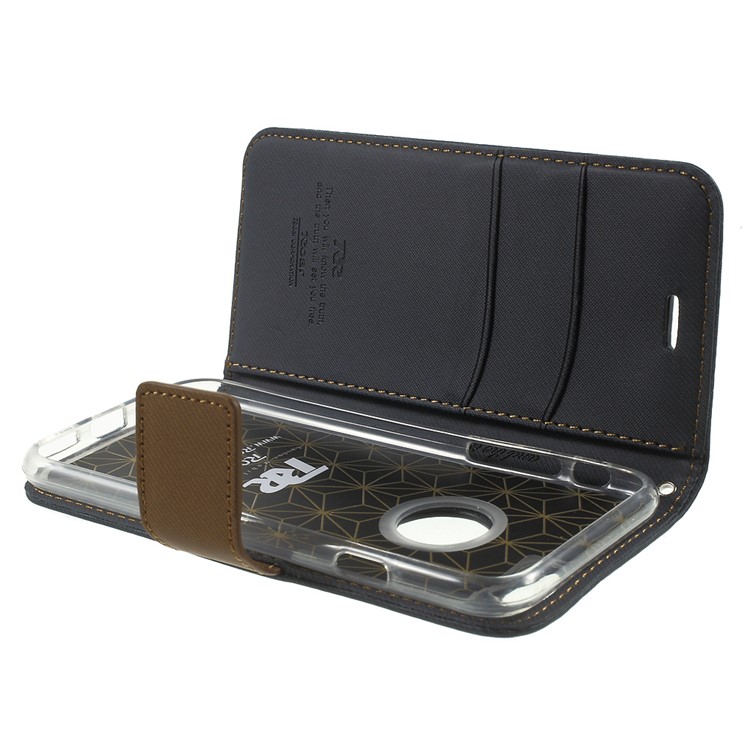ROAR KOREA Twill Wallet Leather Case for iPhone 6s 6 4.7 inch - Black-6
