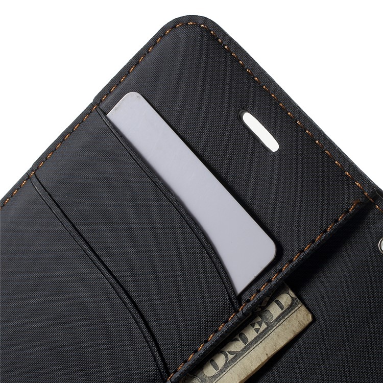 ROAR KOREA Twill Wallet Leather Case for iPhone 6s 6 4.7 inch - Black-7