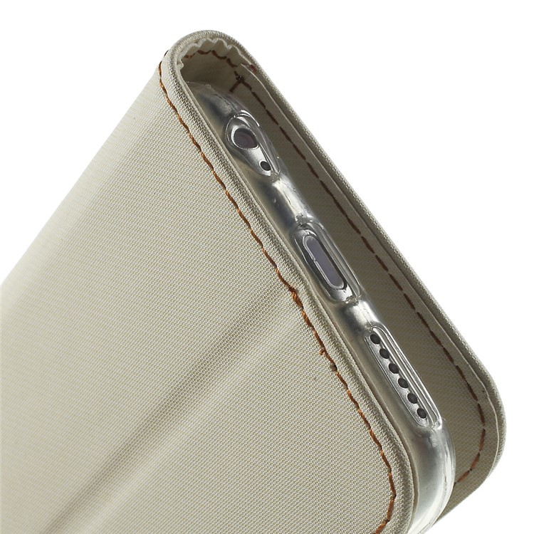 ROAR KOREA Twill Wallet Leather Cover for iPhone 6s 6 4.7 inch - White-10