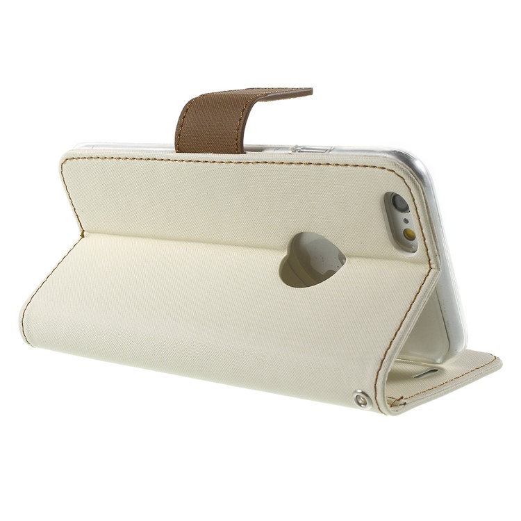ROAR KOREA Twill Wallet Leather Cover for iPhone 6s 6 4.7 inch - White-4