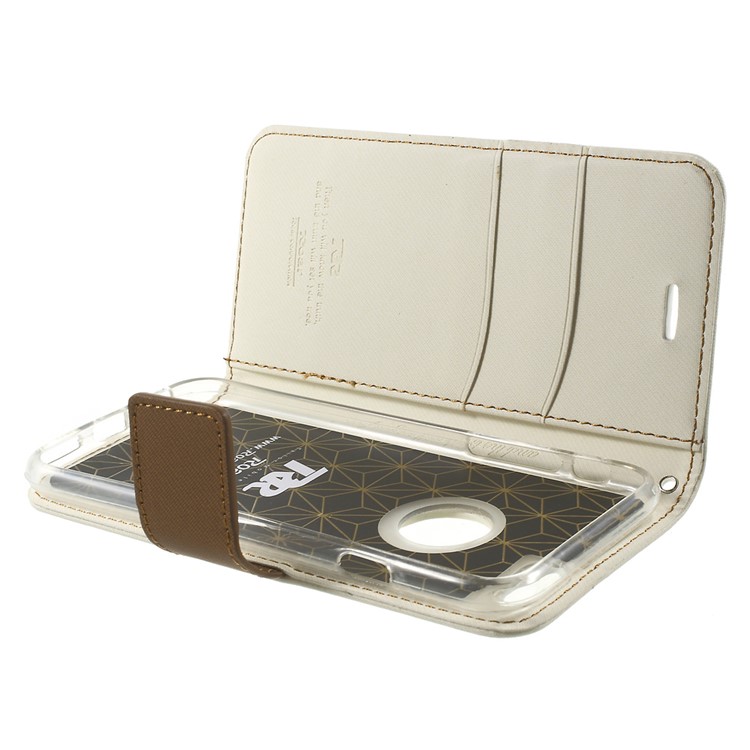 ROAR KOREA Twill Wallet Leather Cover for iPhone 6s 6 4.7 inch - White-6