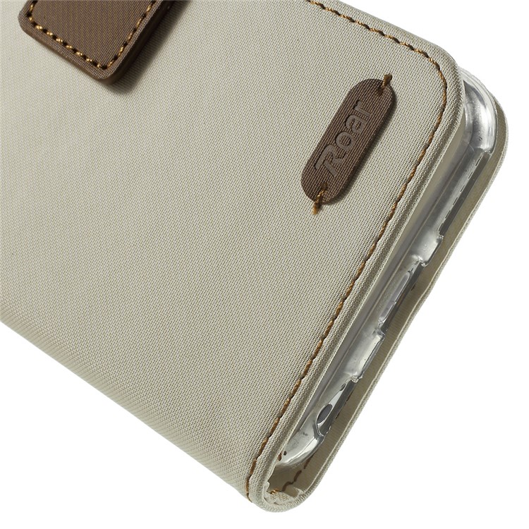 ROAR KOREA Twill Wallet Leather Cover for iPhone 6s 6 4.7 inch - White-8