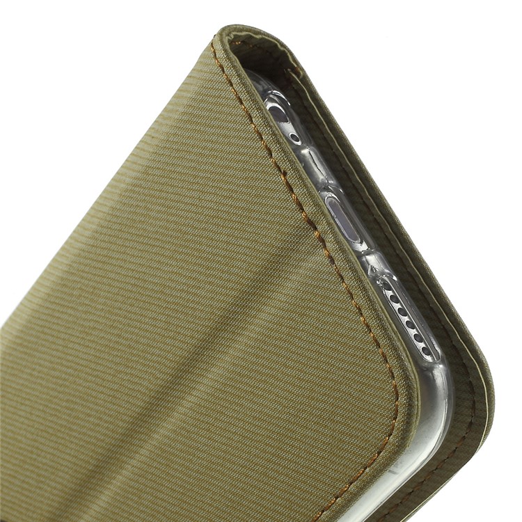 ROAR KOREA Twill Wallet PU Leather Cover for iPhone 6s 6 4.7 inch - Khaki-10