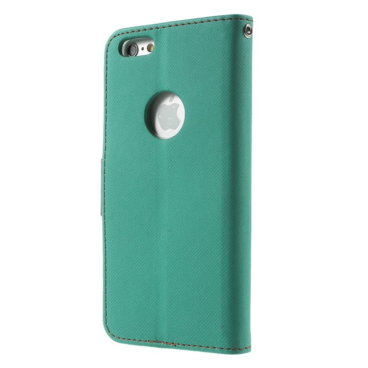 ROAR KOREA Twill Wallet PU Leather Case for iPhone 6s 6 4.7 inch - Green-2