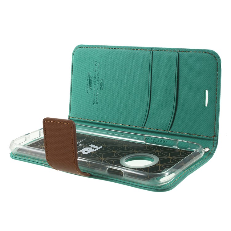 ROAR KOREA Twill Wallet PU Leather Case for iPhone 6s 6 4.7 inch - Green-6