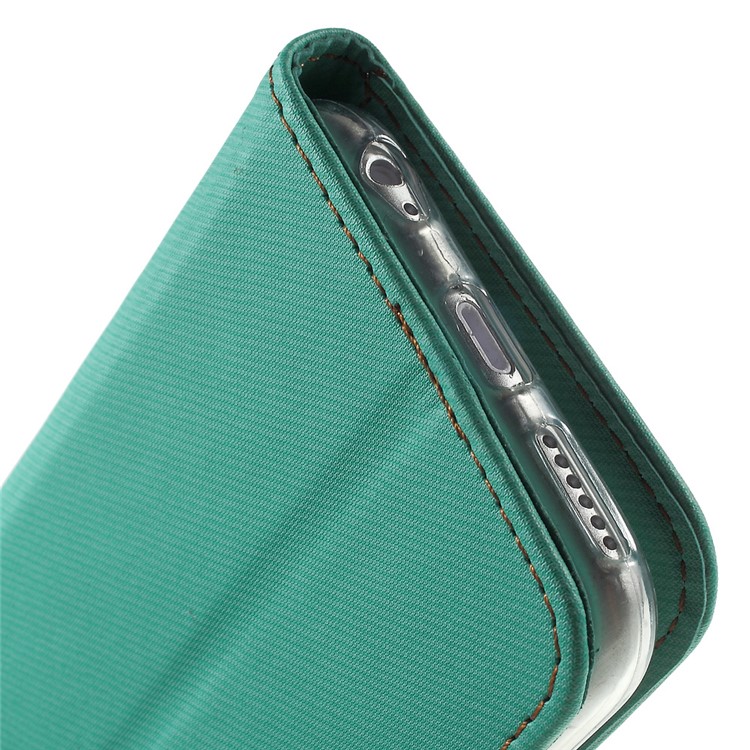 ROAR KOREA Twill Wallet PU Leather Case for iPhone 6s 6 4.7 inch - Green-9