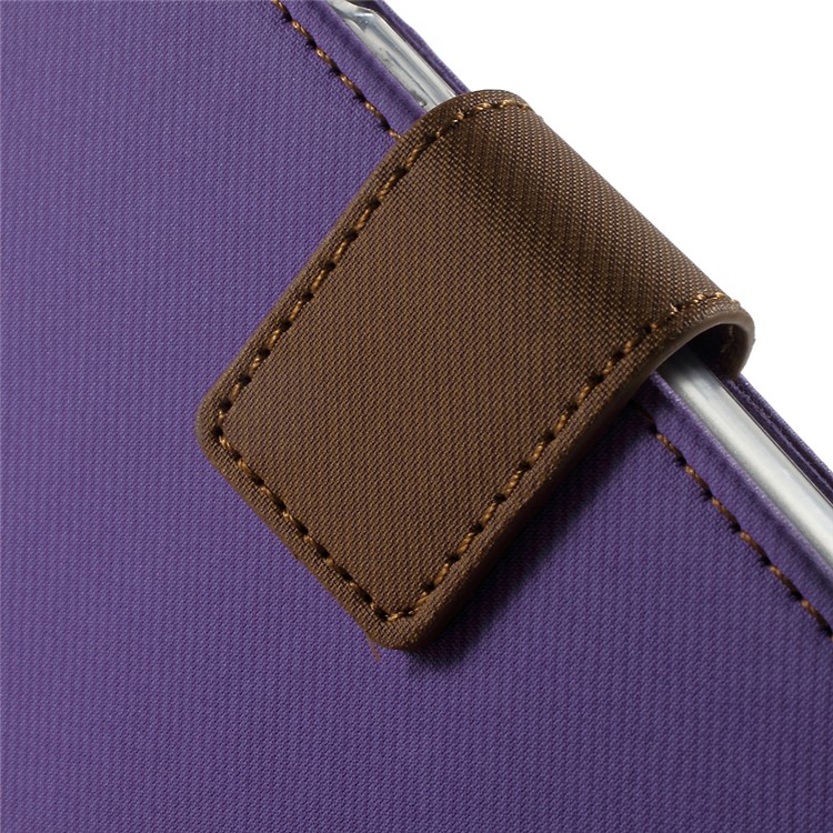 ROAR KOREA Twill Wallet Leather Phone Case for iPhone 6s 6 4.7 inch - Purple-8