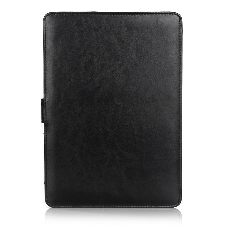 Crazy Horse Leather Costecte Case Для MacBook 12-дюймовый с Retina Display (2015) - Черный