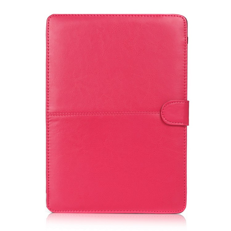 Crazy Horse Leather Protective Cover for MacBook 12-inch with Retina Display(2015) - Rose-1